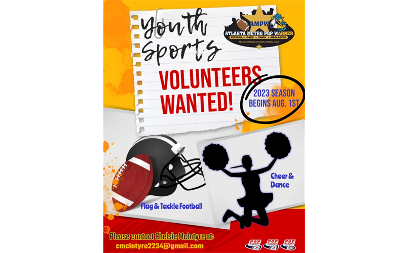 VOLUNTEER WITH ATLANTA METRO POP WARNER